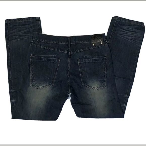 Ring of Fire slim straight jeans 32x32 - Picture 3 of 5